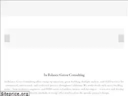 Sites similar to inbalancegreen.com