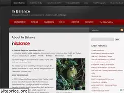 Sites similar to inbalancemagazine.com