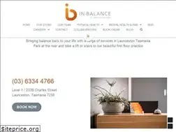 Sites similar to inbalancephysio.com.au