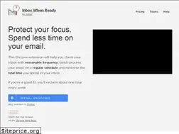Sites similar to inboxwhenready.org