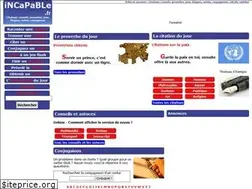 Sites similar to incapable.fr