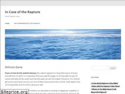 Sites similar to incaseoftherapture.com