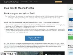 Sites similar to incatrailmachupicchu.org
