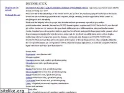 Sites similar to incensestick.biz