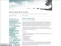 Sites similar to inchbyinchrowbyrow.wordpress.com