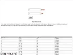 Sites similar to inchcentimeter.nl