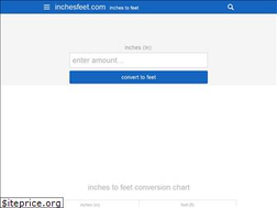 Sites similar to inchesfeet.com