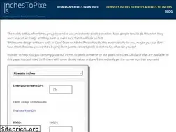 Sites similar to inchestopixels.com