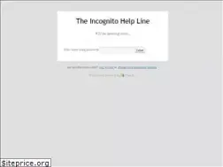 Sites similar to incognitohelpline.com