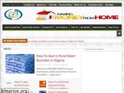 Sites similar to incomenigeria.com