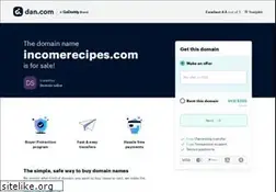 Sites similar to incomerecipes.com