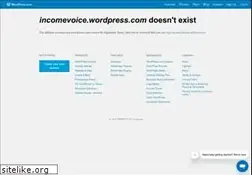 Sites similar to incomevoice.com