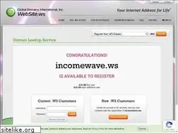 Sites similar to incomewave.ws