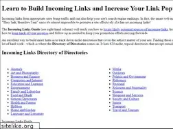 Sites similar to incominglinks.com