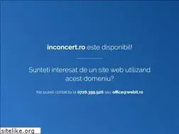 Sites similar to inconcert.ro