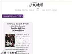Sites similar to inconcertsierra.org