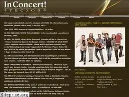 Sites similar to inconcerttucson.com