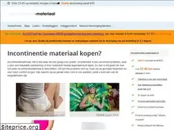 Sites similar to incontinentie-materiaal.nl