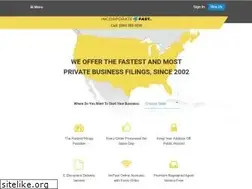Sites similar to incorporatefast.com