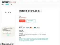 Sites similar to incrediblecake.com