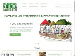 Sites similar to incredibleediblelambeth.org
