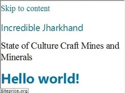 Sites similar to incrediblejharkhand.com