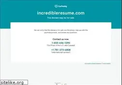 Sites similar to incredibleresume.com