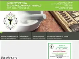 Sites similar to inczeffypatika.hu