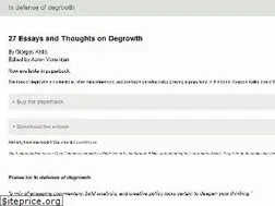Sites similar to indefenseofdegrowth.com