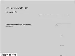 Sites similar to indefenseofplants.com
