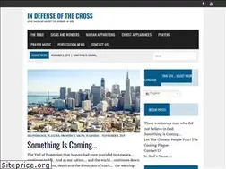 Sites similar to indefenseofthecross.com