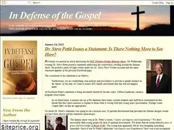 Sites similar to indefenseofthegospel.blogspot.com
