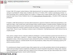 Sites similar to indeksrepresjonowanych.pl