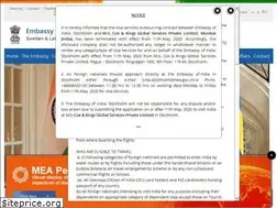 Sites similar to indembassysweden.gov.in