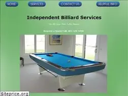Sites similar to independentbilliardservices.com