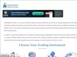 Sites similar to independentinvestor.com
