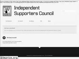 Sites similar to independentsupporterscouncil.com