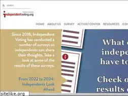 Sites similar to independentvoting.org