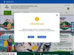 Sites similar to indeportesboyaca.gov.co