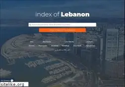 Sites similar to indexoflebanon.com