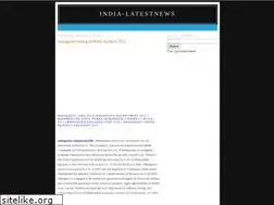 Sites similar to india-latestnews.blogspot.com