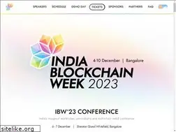 Sites similar to indiablockchainweek.com