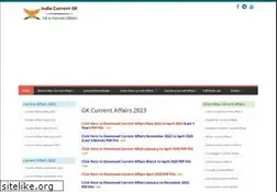 Sites similar to indiacurrentgk.com