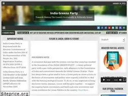 Sites similar to indiagreensparty.org