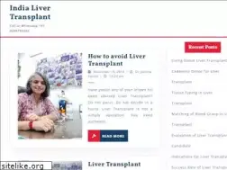 Sites similar to indialivertransplant.com