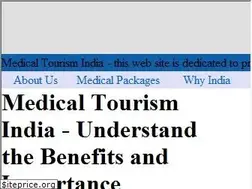 Sites similar to indian-medical-tourism.com