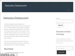 Sites similar to indianagenealogy.org