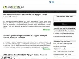 Sites similar to indiangovernmentjobs.in