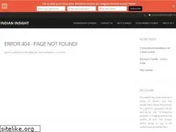 Sites similar to indianinsight.com