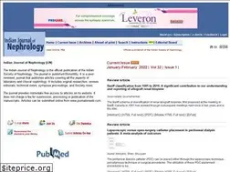 Sites similar to indianjnephrol.org